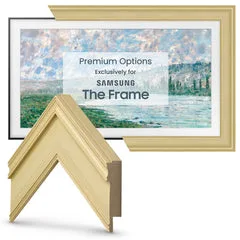 Antique White decorative TV frame manufacturer example