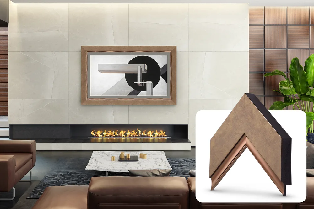 Contemporary Bronze decorative frame from the Deco Premiere collection