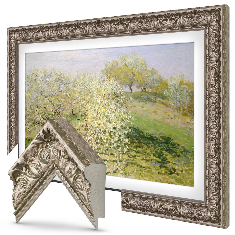 Tuscan Silver Premiere TV frame — frame view