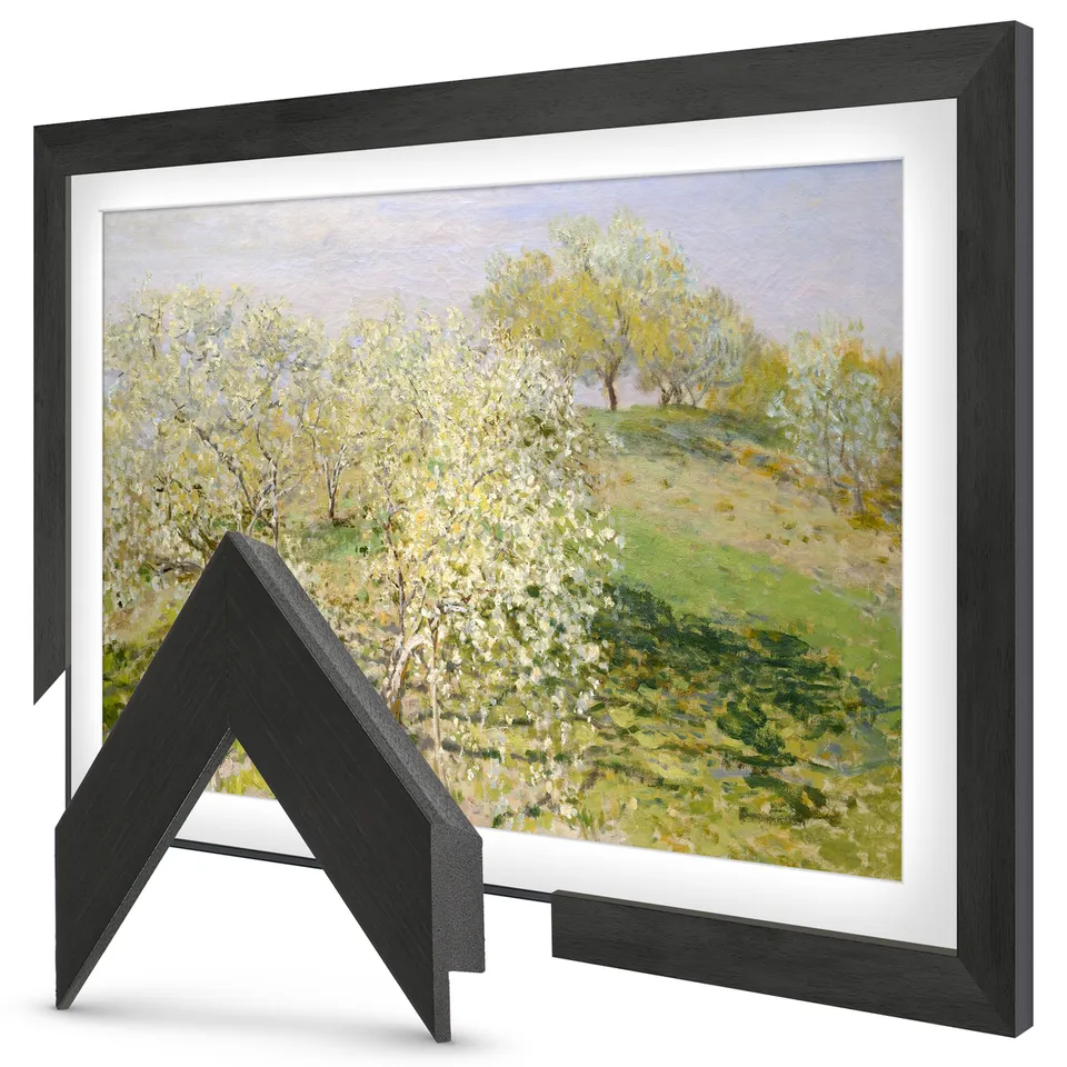 Museum Espresso Slim TV frame — frame view