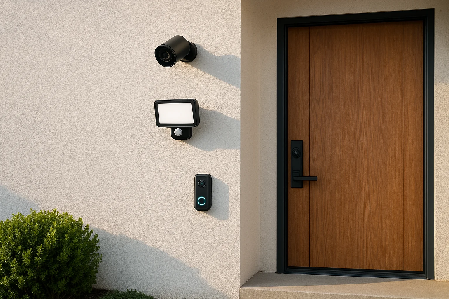 5. Build layers with cameras, alarms, and lighting