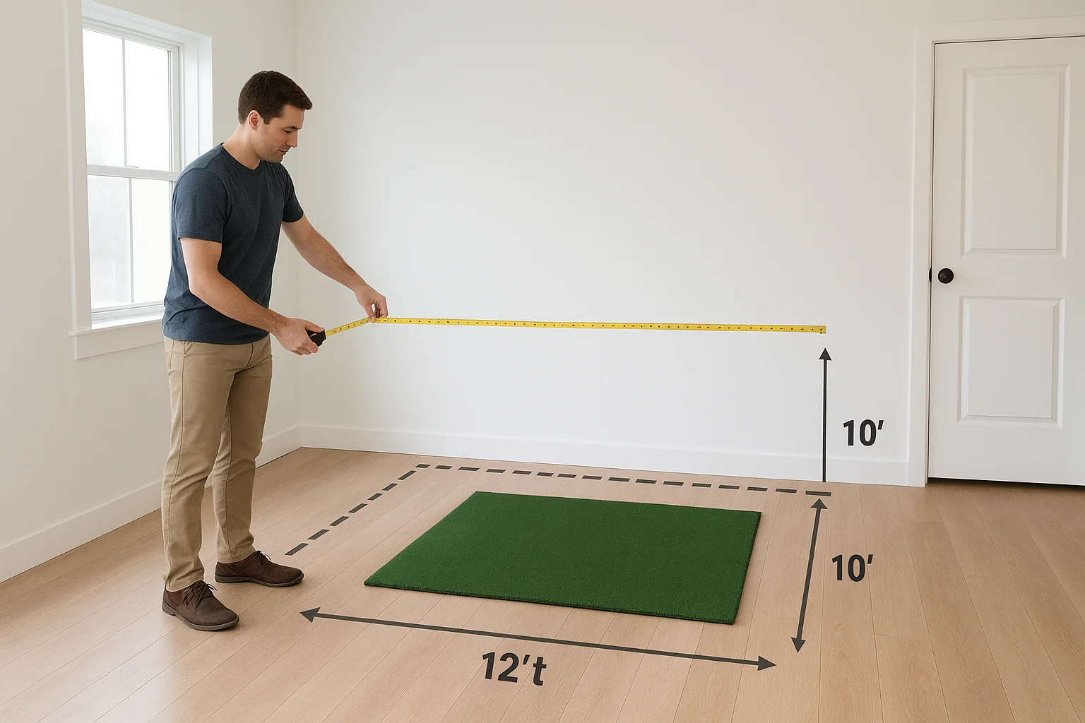 Step 1. Measure your space and design the bay layout