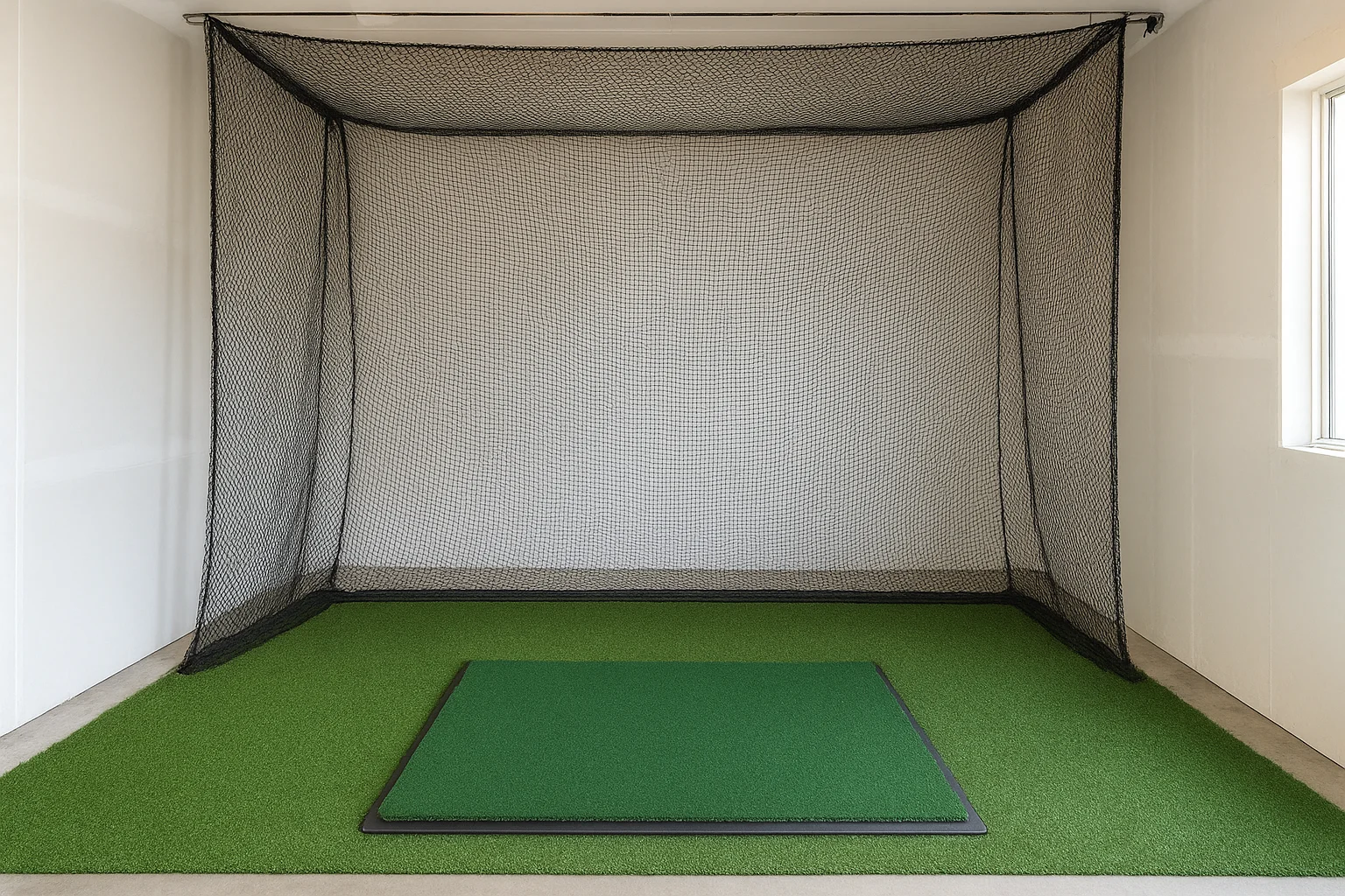 Size and hang your safety netting
