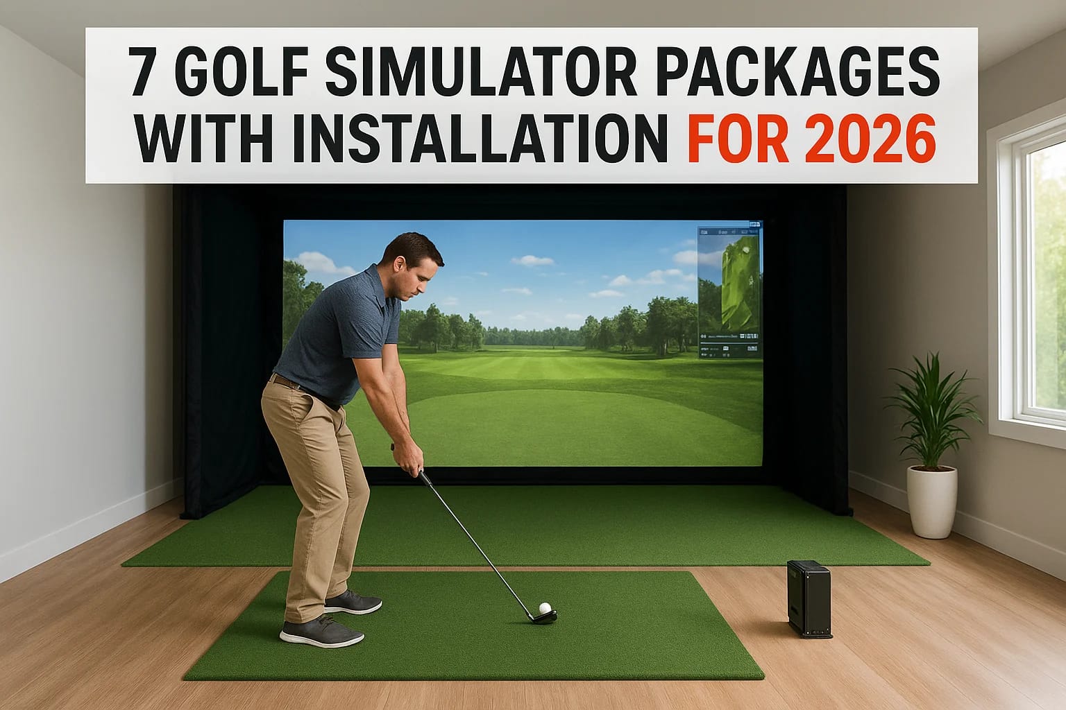 7 Golf Simulator Packages With Installation for 2026