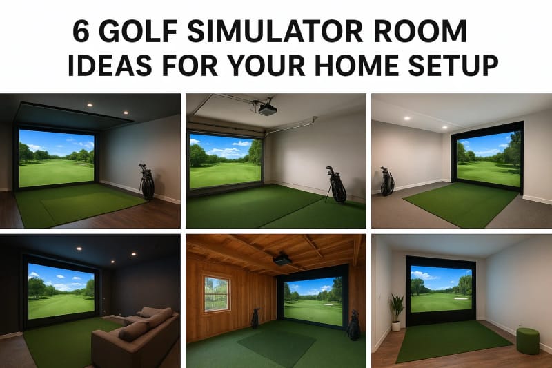 6 Golf Simulator Room Ideas for Your Home Setup