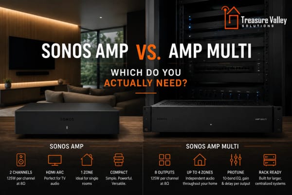 Sonos Amp Multi vs. Sonos Amp: Which Do You Actually Need?