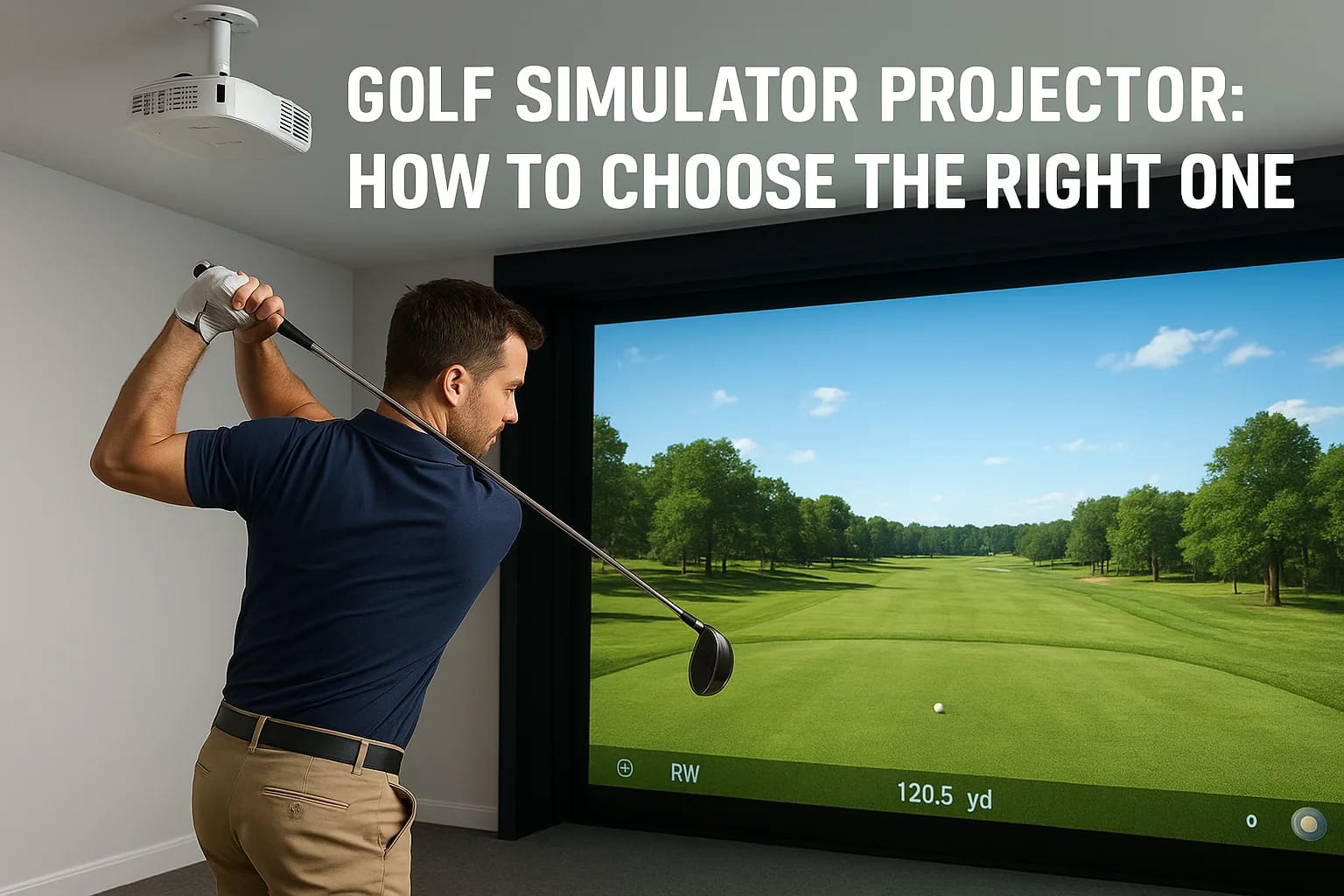 Golf Simulator Projector: How To Choose The Right One