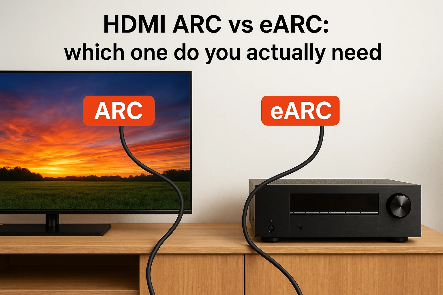 HDMI ARC vs eARC: which one do you actually need