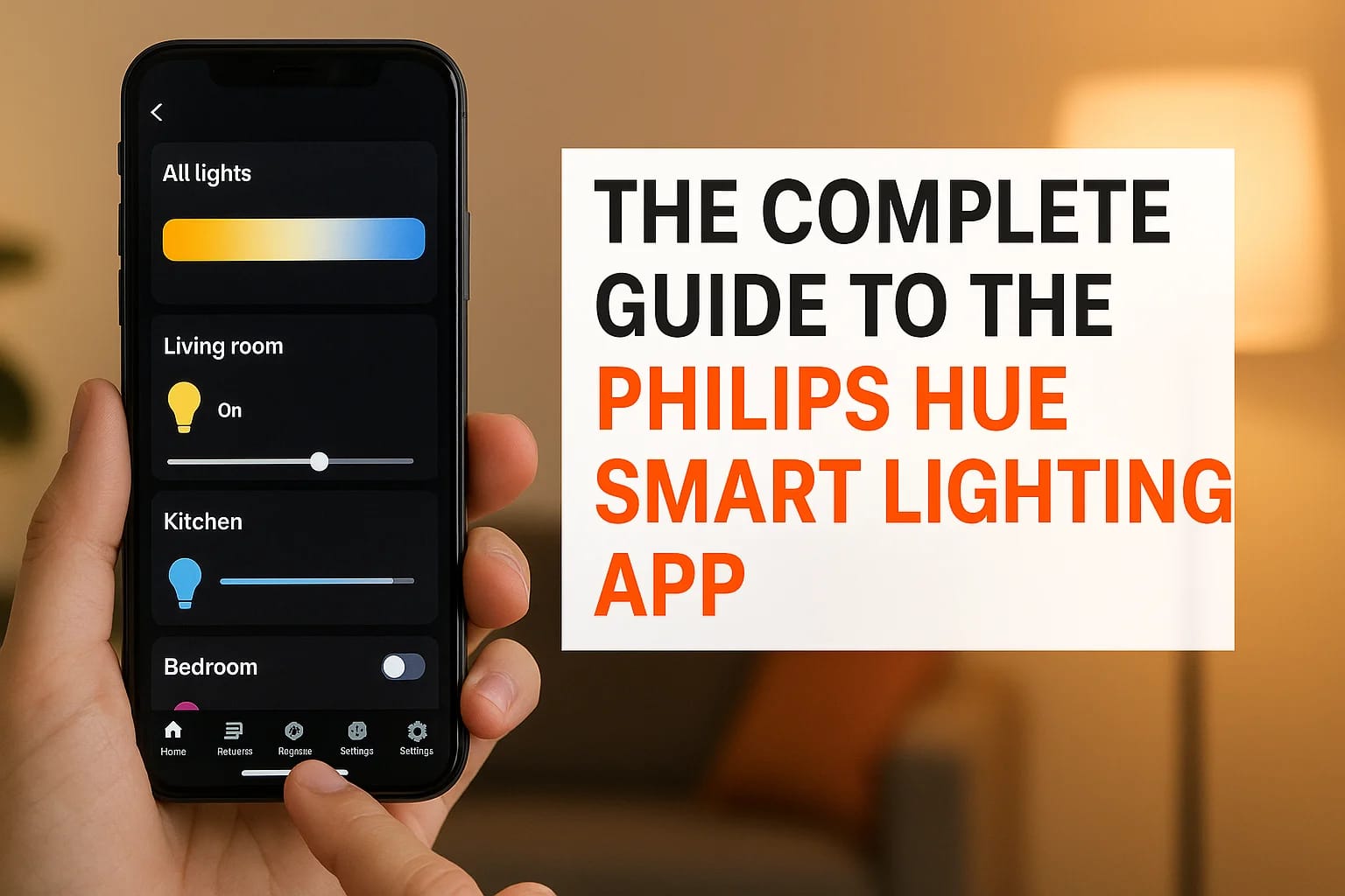 The Complete Guide to the Philips Hue Smart Lighting App