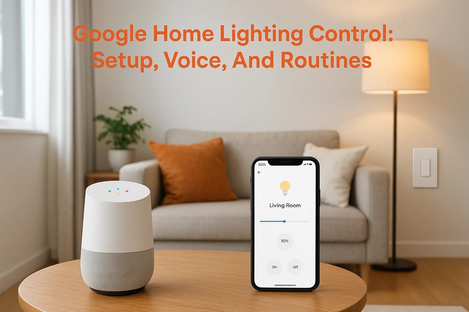 Google Home Lighting Control: Setup, Voice, And Routines