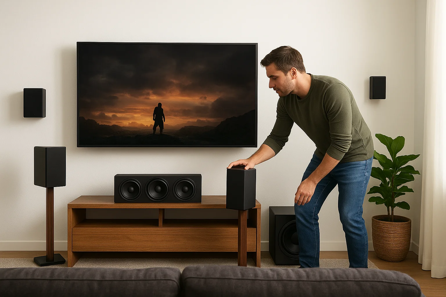 Placing speakers correctly