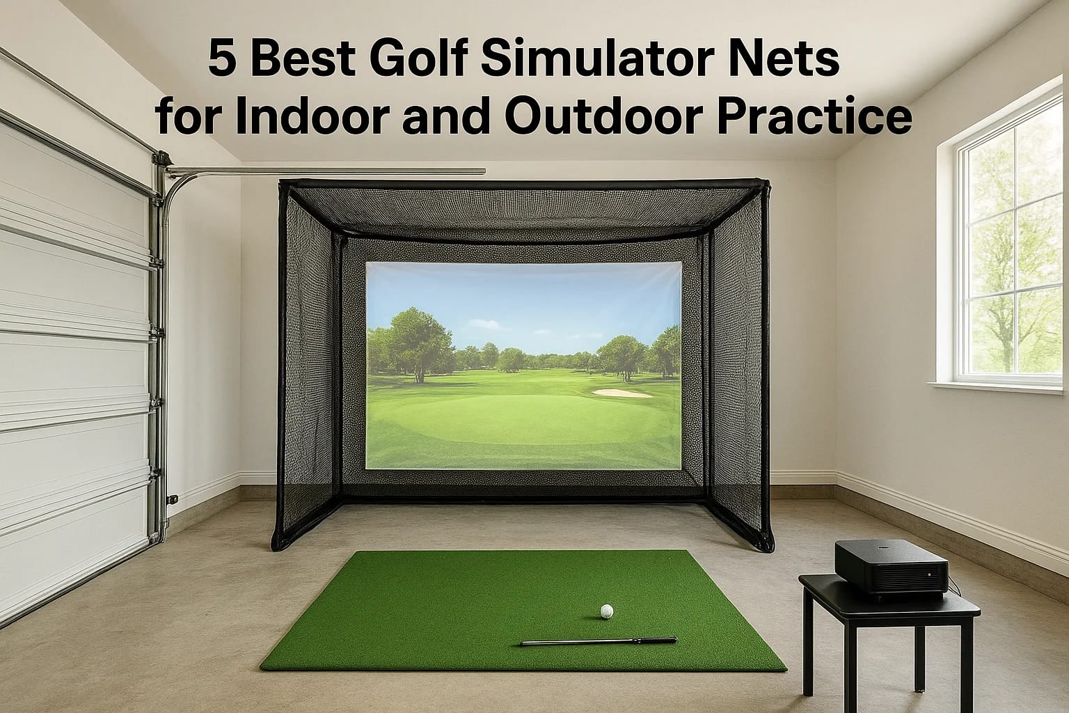 5 Best Golf Simulator Nets for Indoor and Outdoor Practice