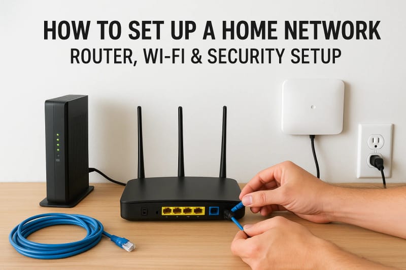 How To Set Up A Home Network: Router, Wi-Fi & Security Setup