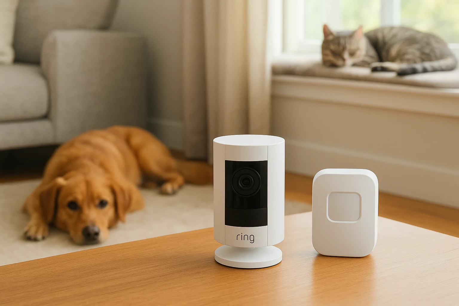 Ring cameras and alert tuning for pet-heavy homes