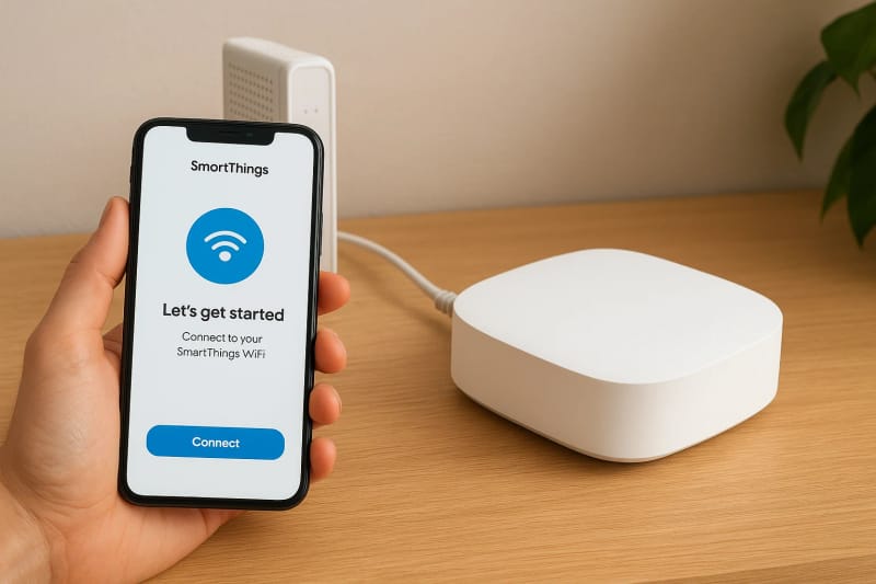 Samsung SmartThings WiFi Setup: Mesh Router + Hub Steps