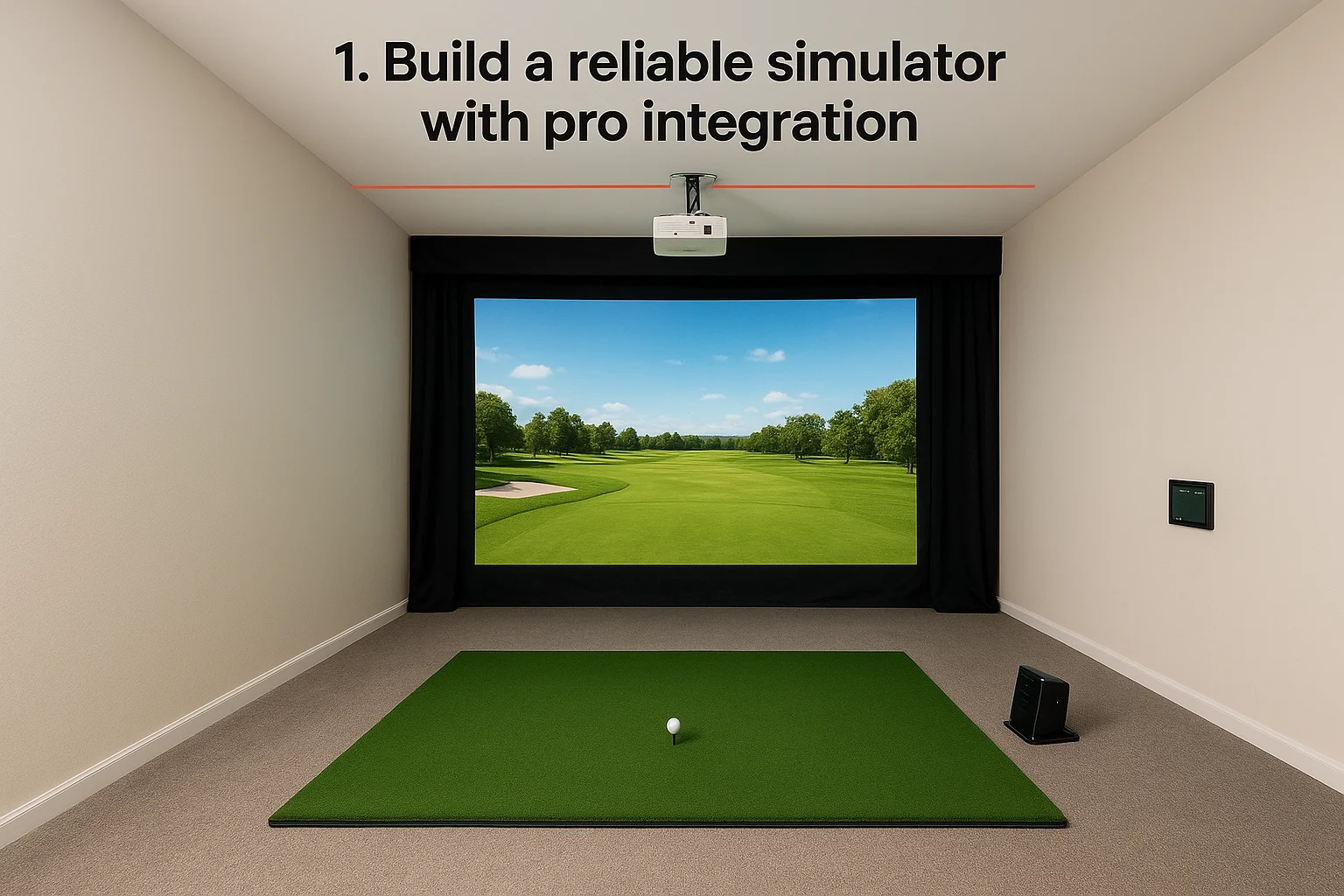 1. Build a reliable simulator with pro integration