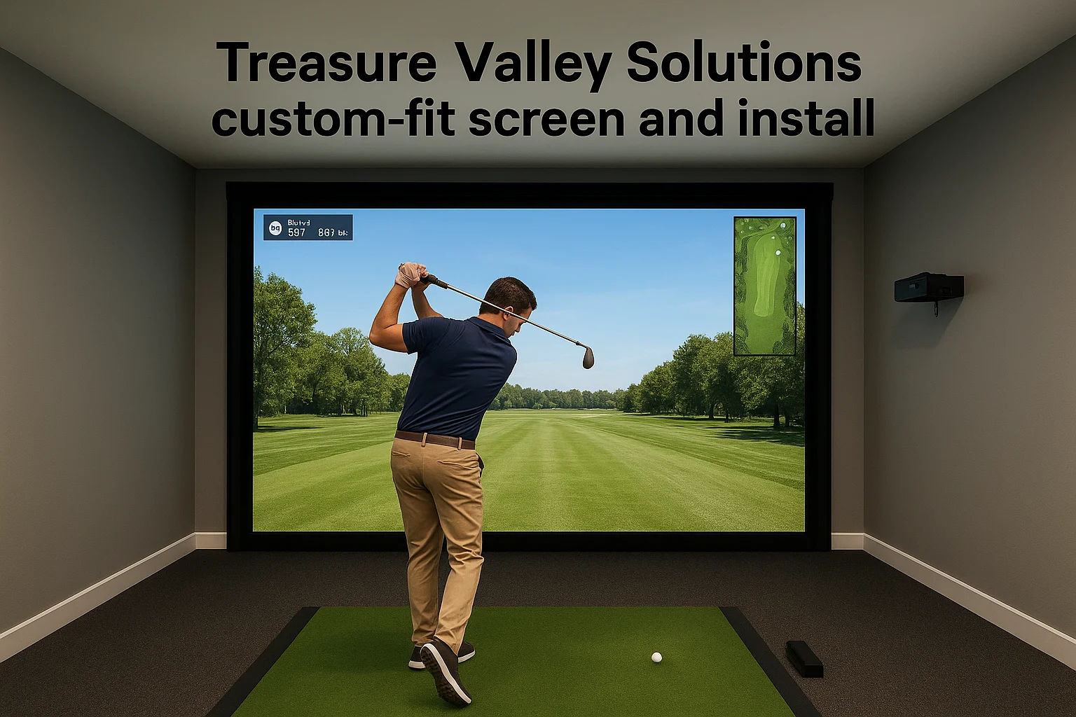1. Treasure Valley Solutions custom-fit screen and install