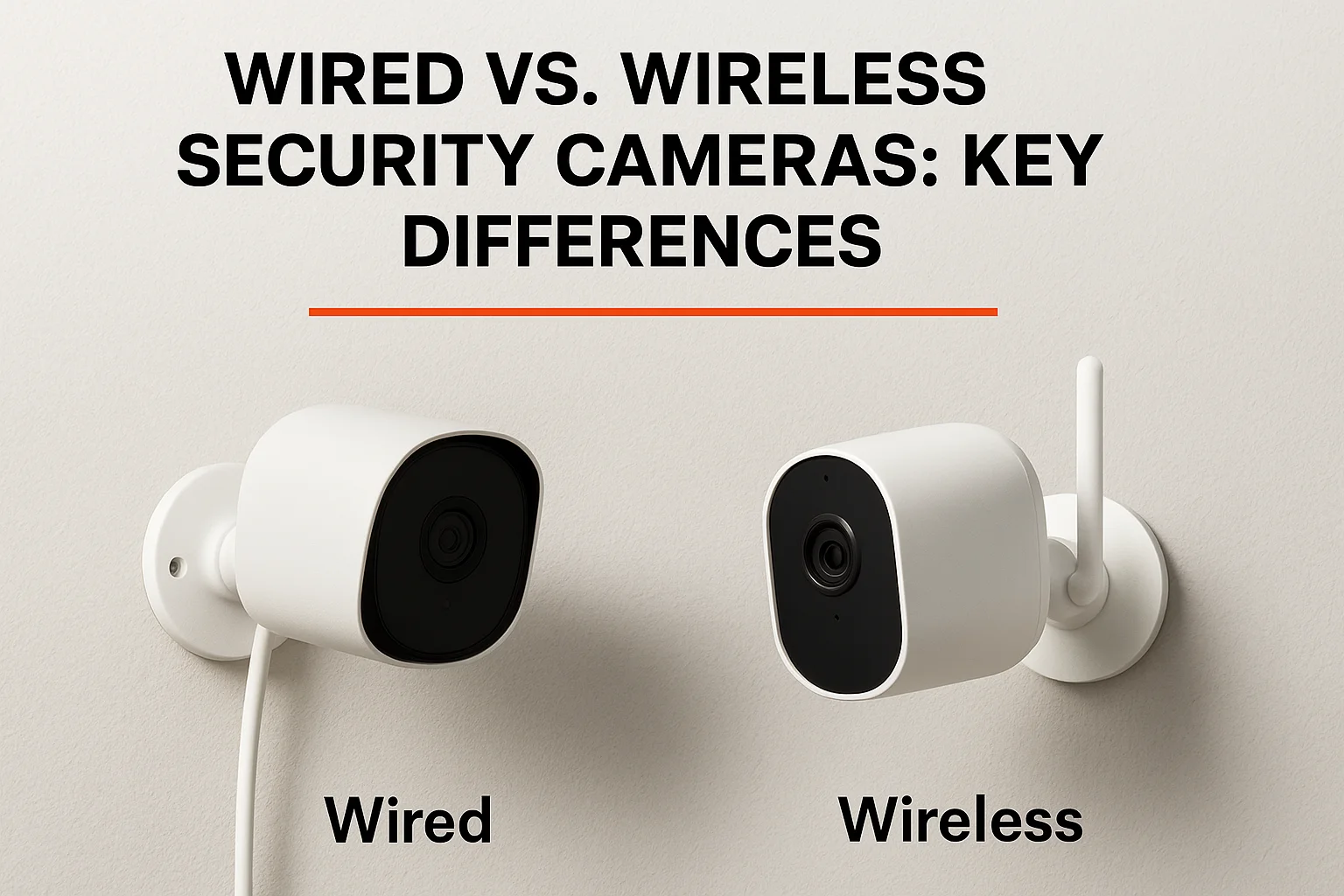 12. Wired vs. wireless security cameras: key differences