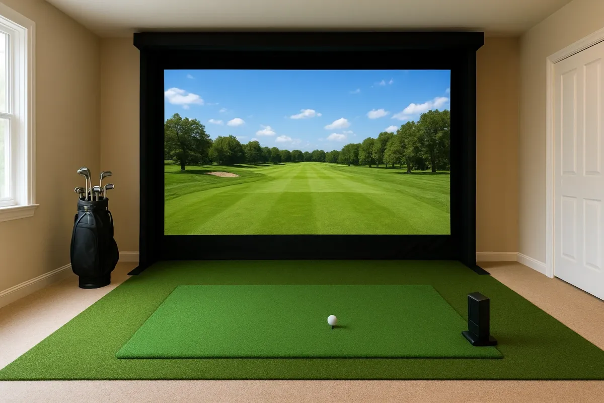 Golf Simulator Dimensions: Minimum Room Size For Home Setup
