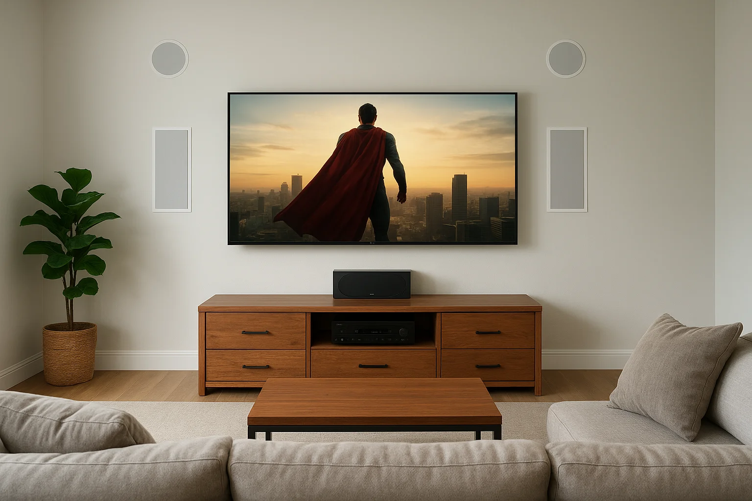 1. Treasure Valley Solutions custom home theater audio