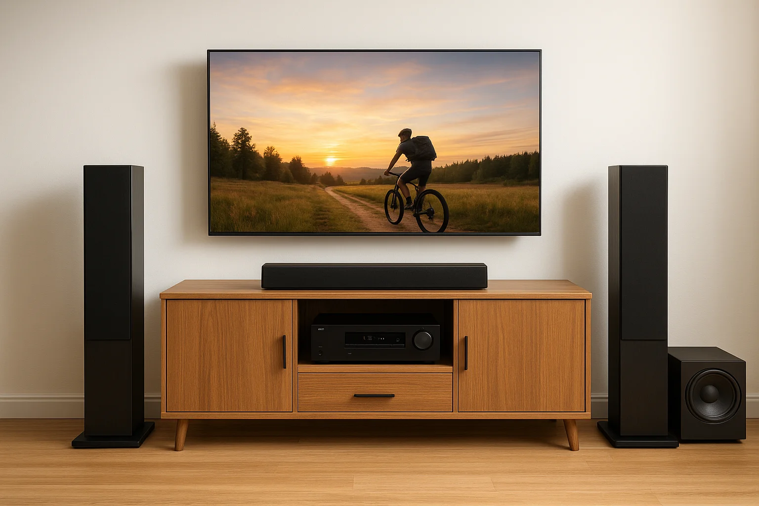 What a surround sound system delivers