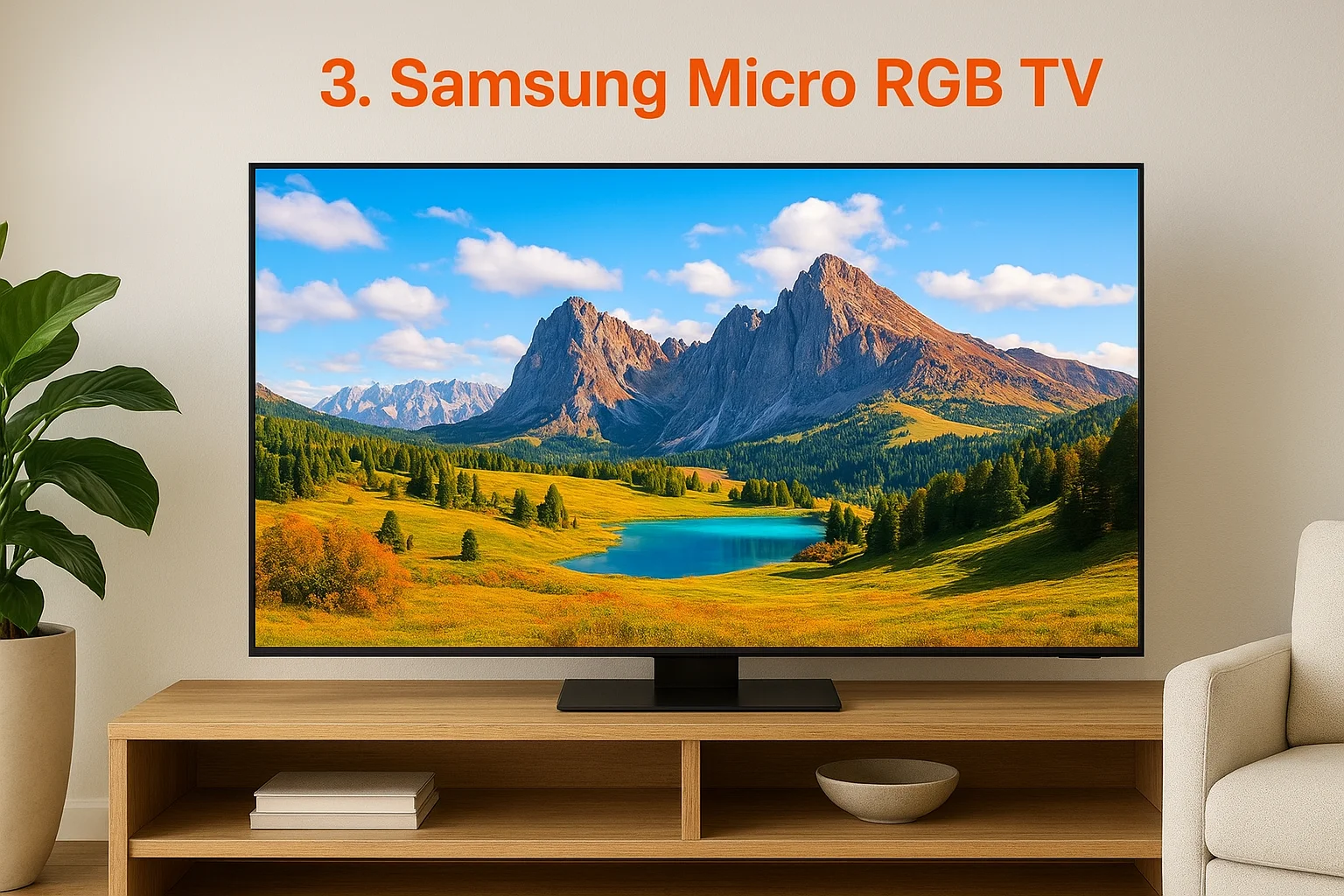 3. Samsung Micro RGB TV