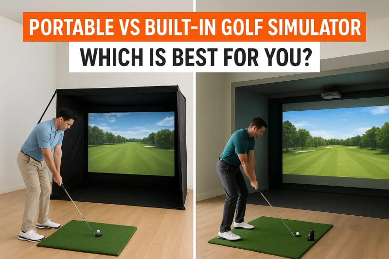 Portable Vs Built-In Golf Simulator: Which Is Best For You?