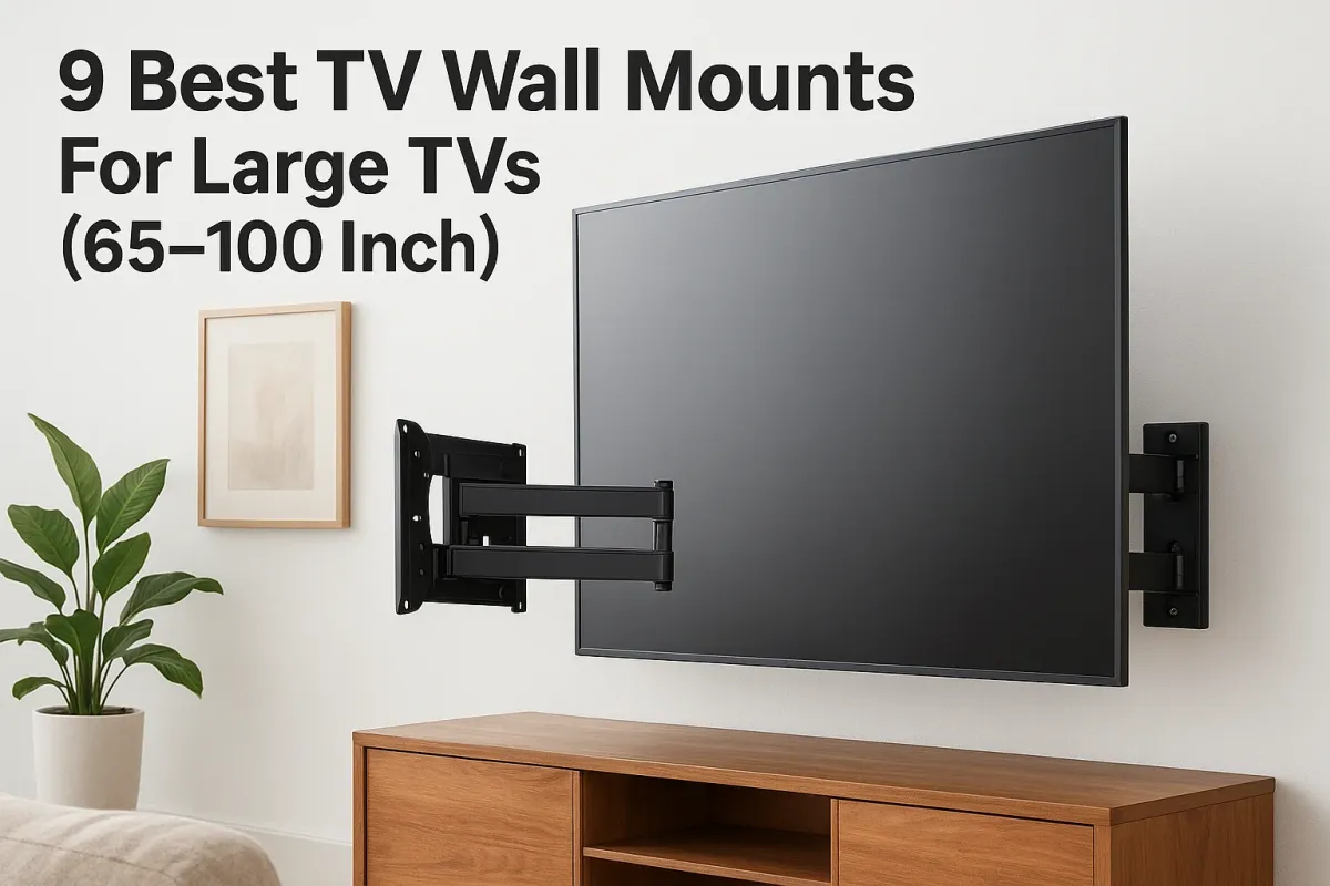 9 Best TV Wall Mounts For Large TVs (65–100 Inch)