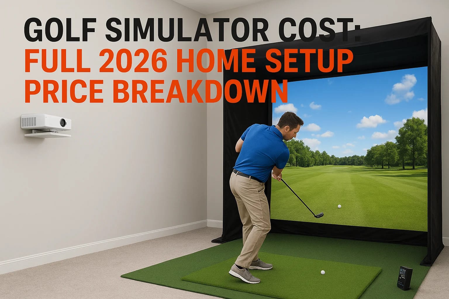 Golf Simulator Cost: Full 2026 Home Setup Price Breakdown