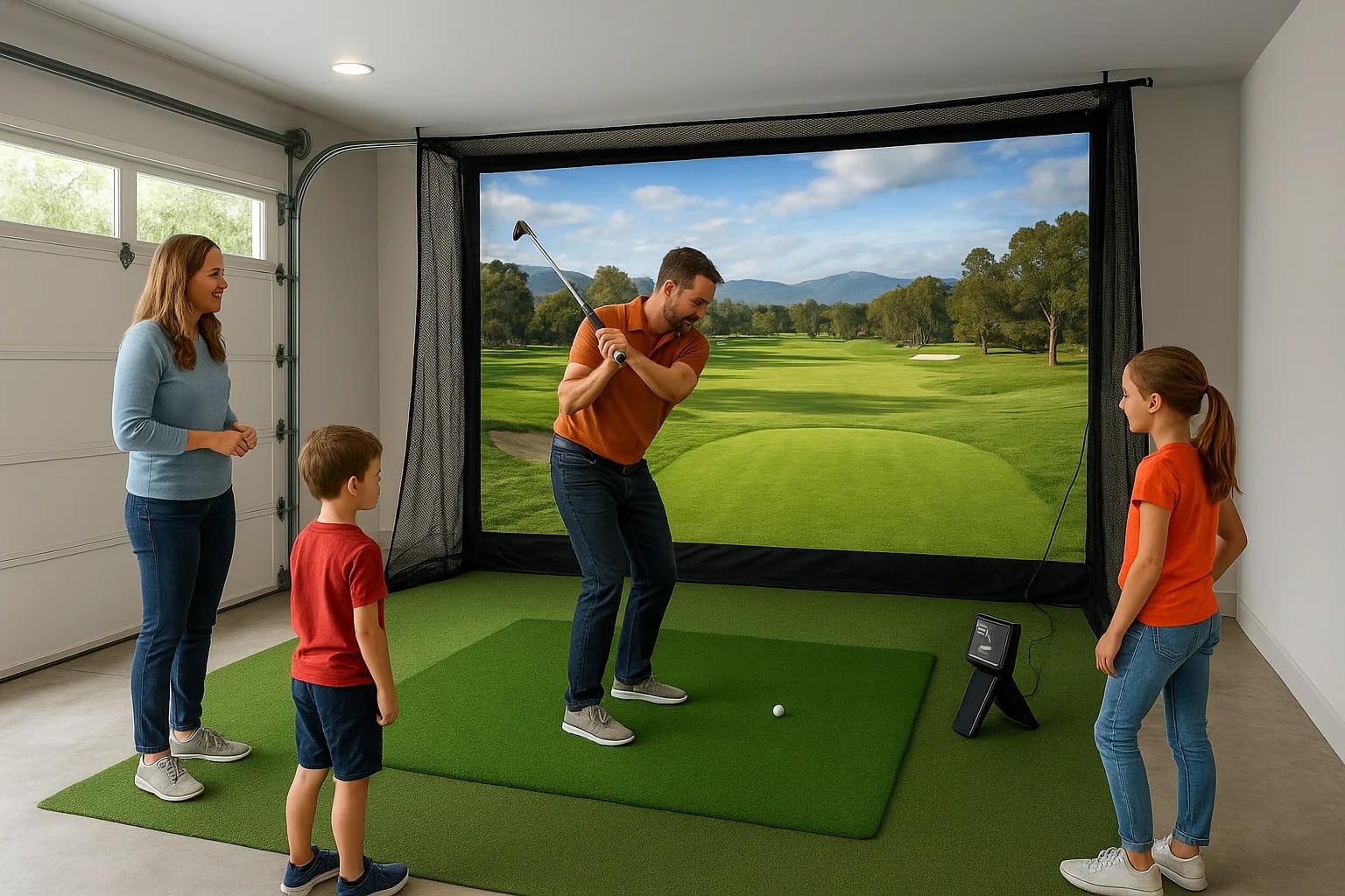 How to Build a Family Golf Simulator Setup at Home