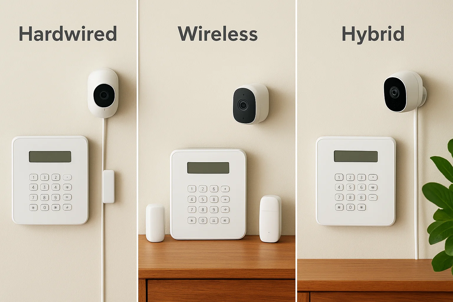 Types of home security systems