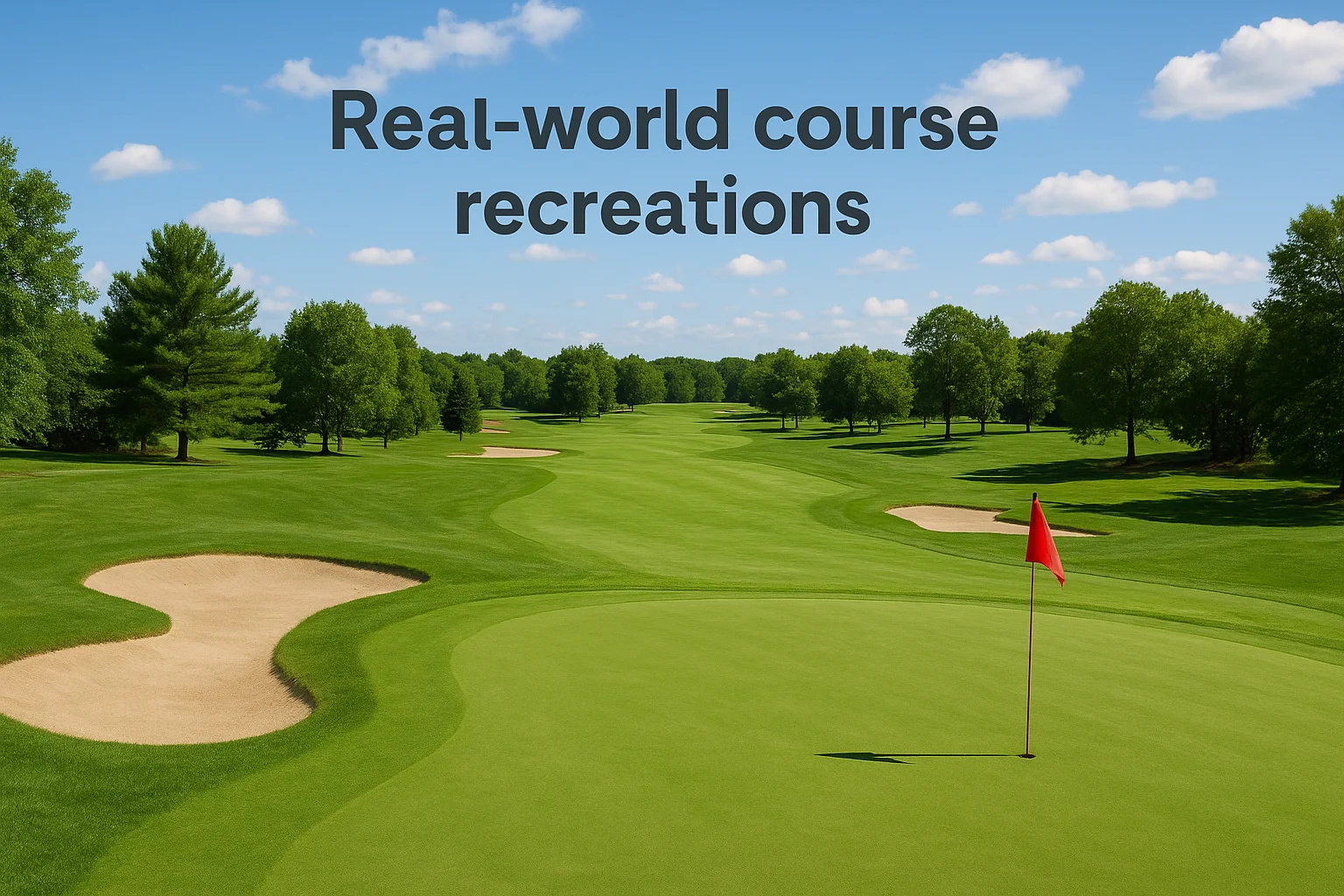 Real-world course recreations