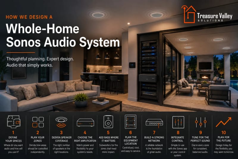 How We Design a Whole-Home Sonos Audio System
