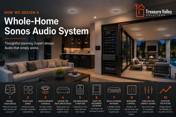 How We Design a Whole-Home Sonos Audio System