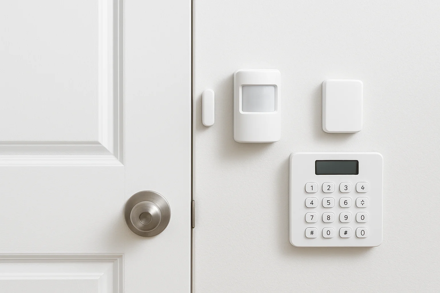 Door, window, and motion sensors
