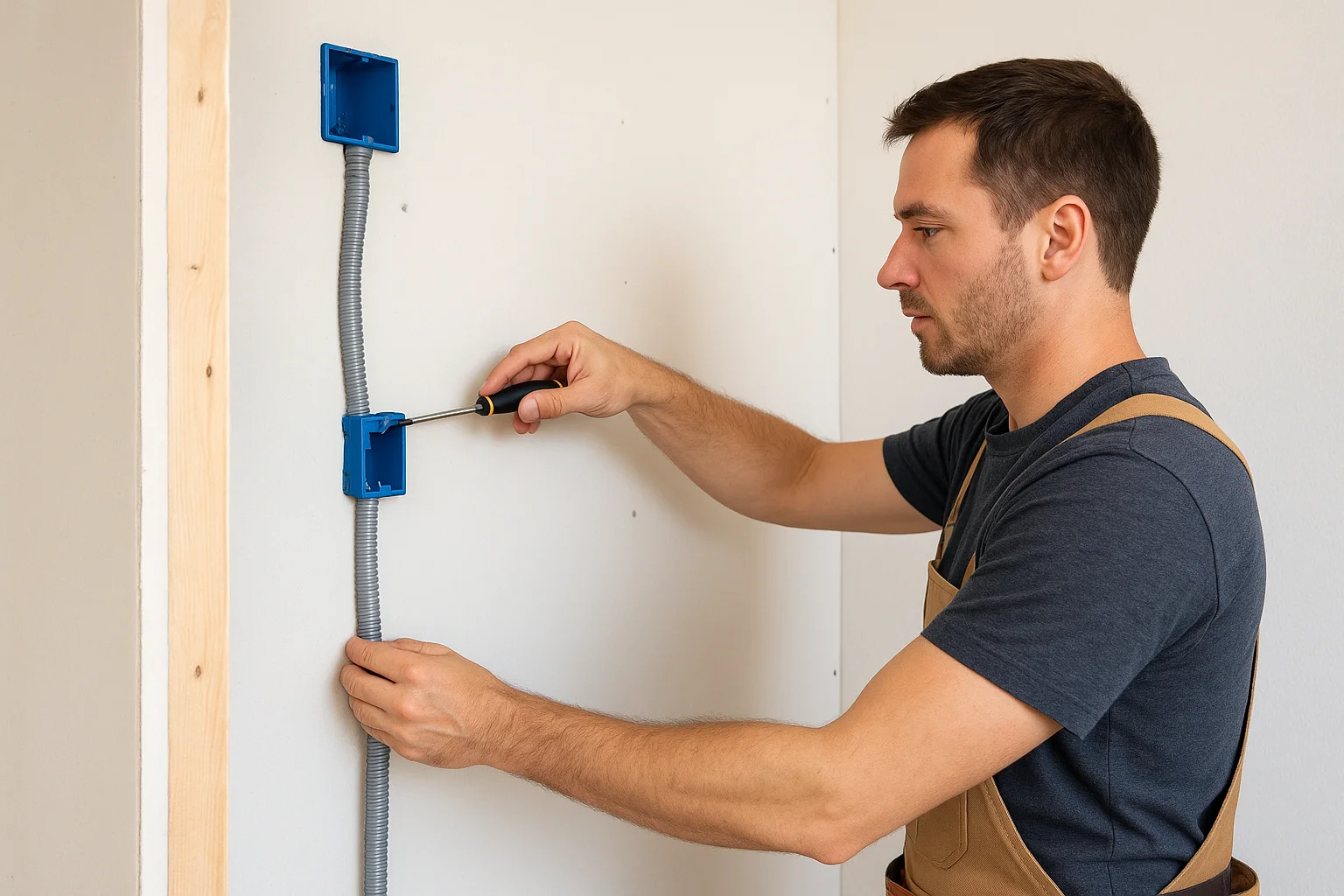 Position low-voltage boxes at the right height
