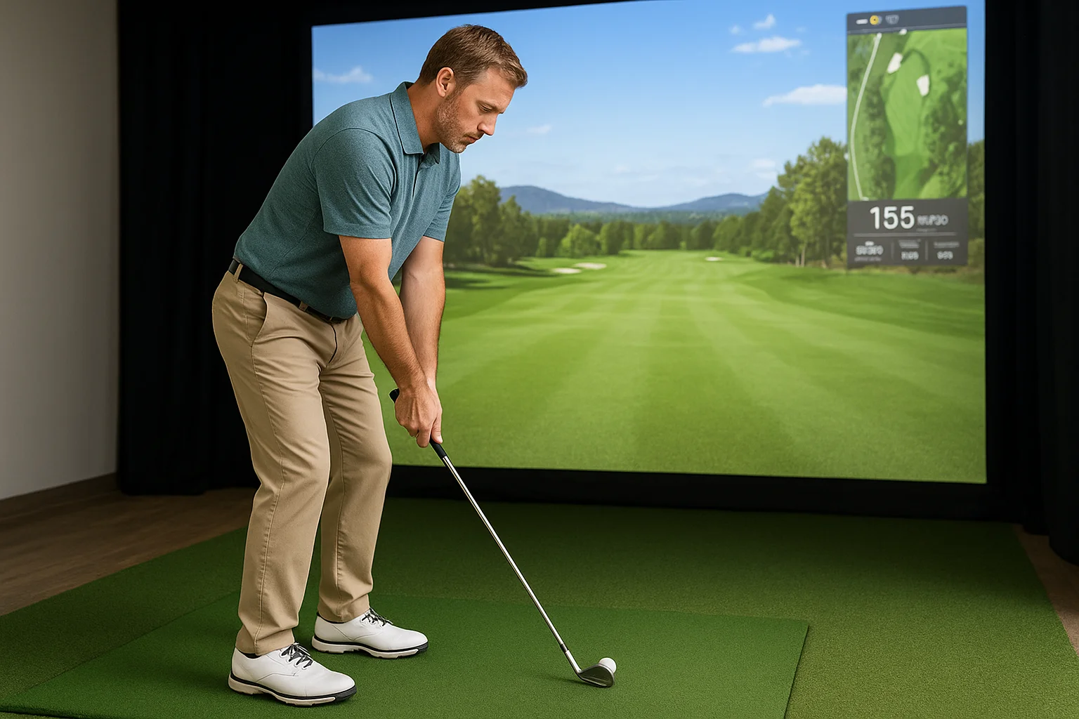 4. Dial in distances and course strategy at home