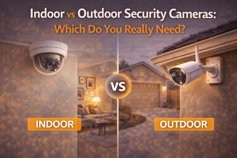 Indoor vs Outdoor Security Cameras: Which Do You Really Need?