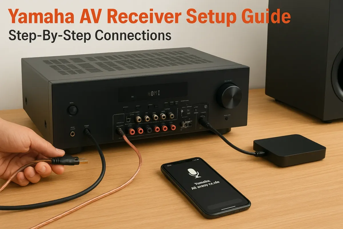 Yamaha AV Receiver Setup Guide: Step-By-Step Connections