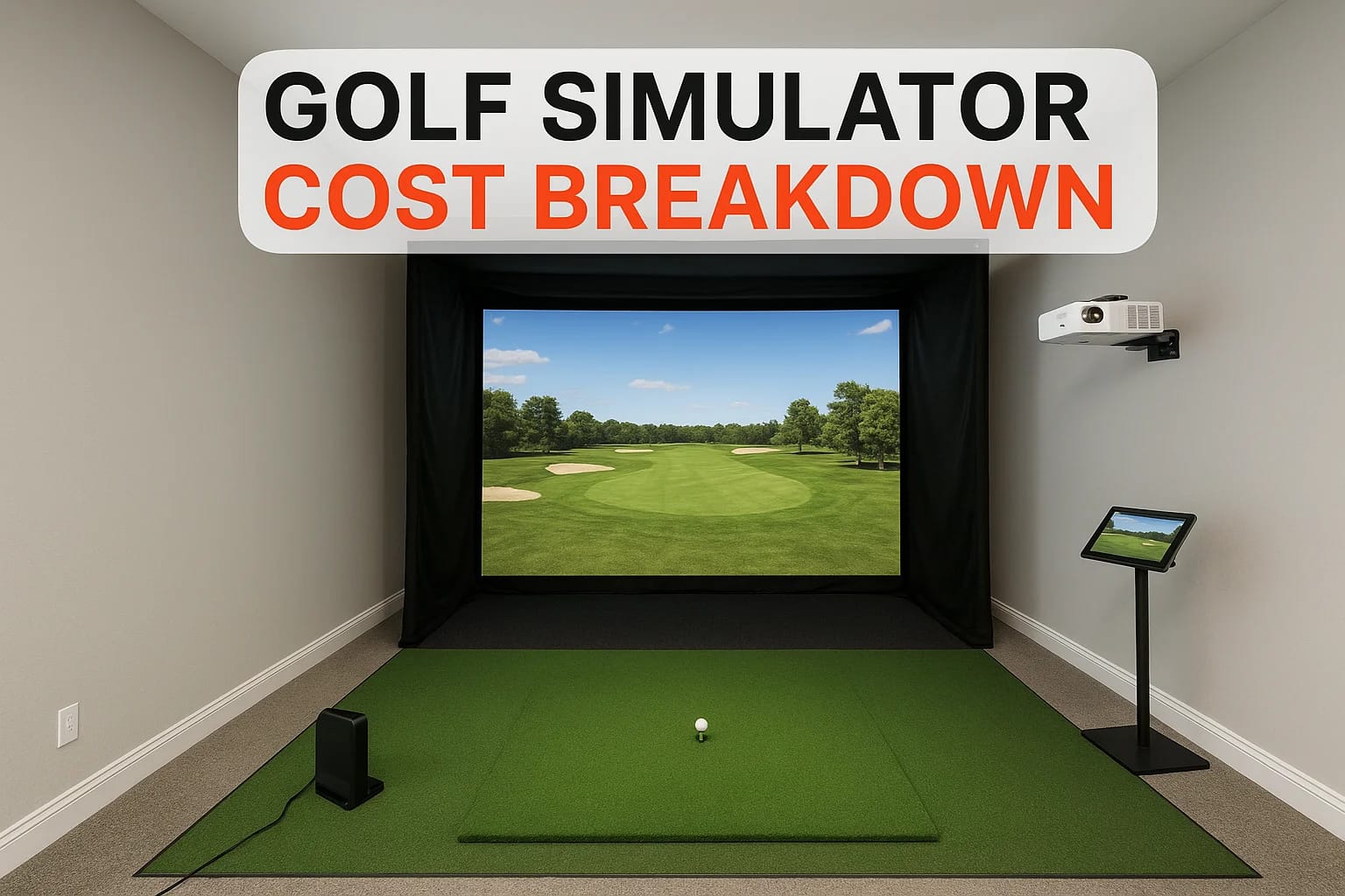 Golf Simulator Cost Breakdown: 10 Costs From DIY to Pro