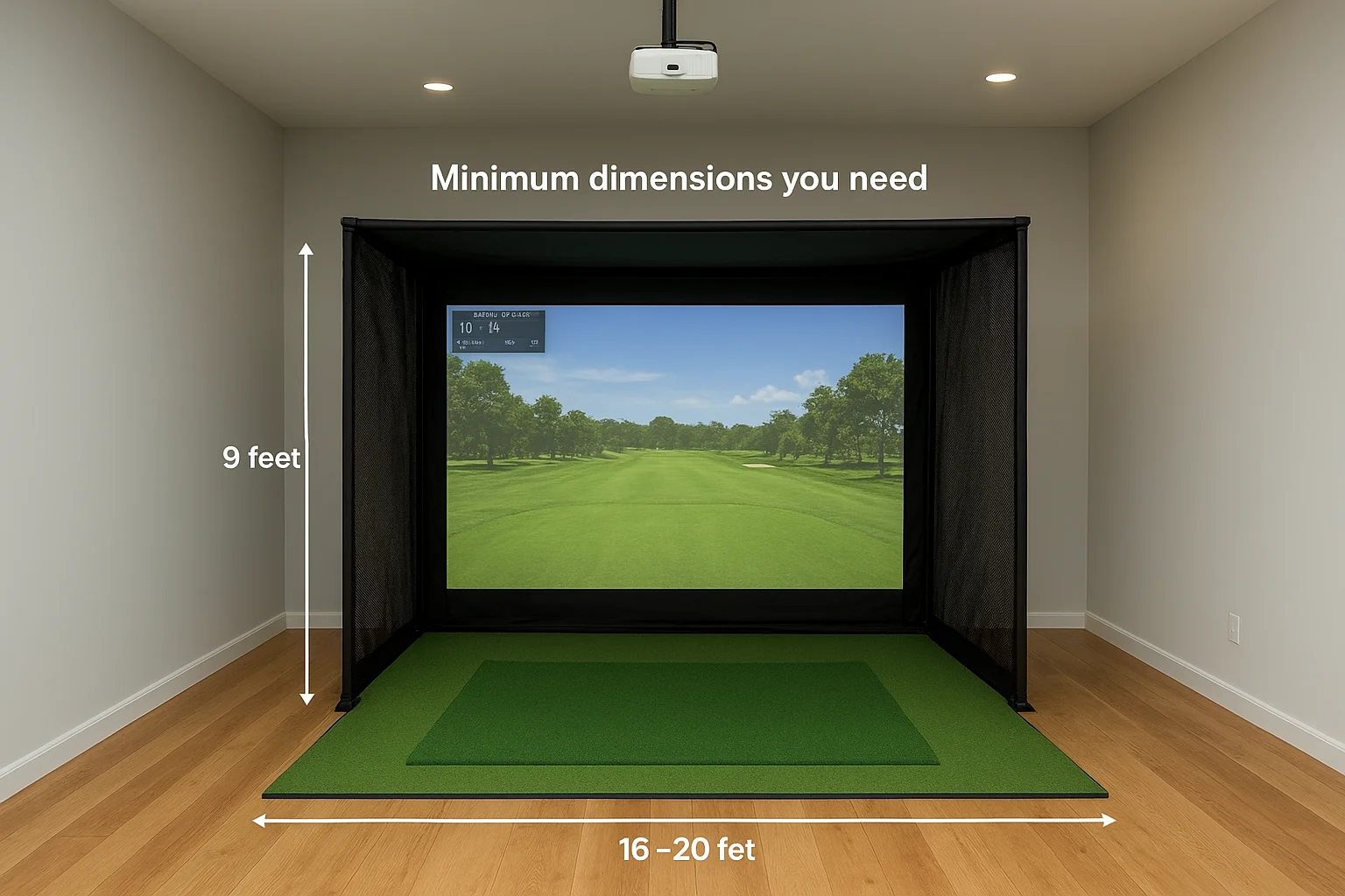 Minimum dimensions you need