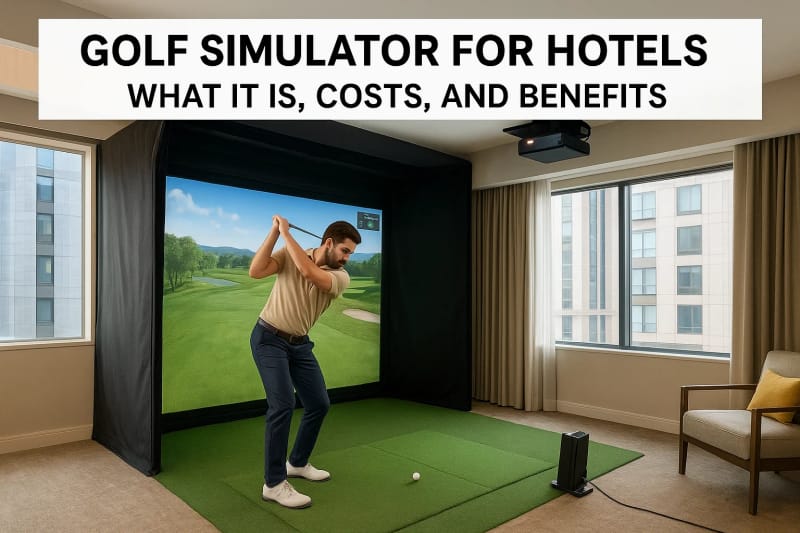 Golf Simulator For Hotels: What It Is, Costs, And Benefits