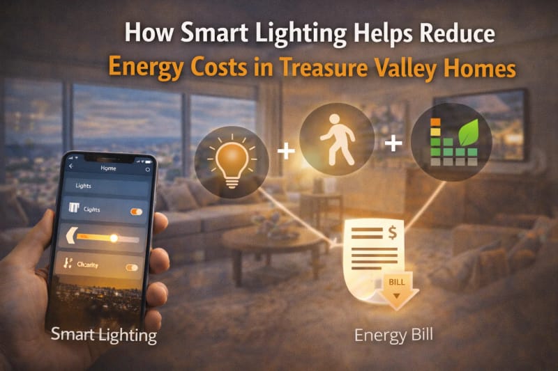 How Smart Lighting Helps Reduce Energy Costs in Treasure Valley Homes