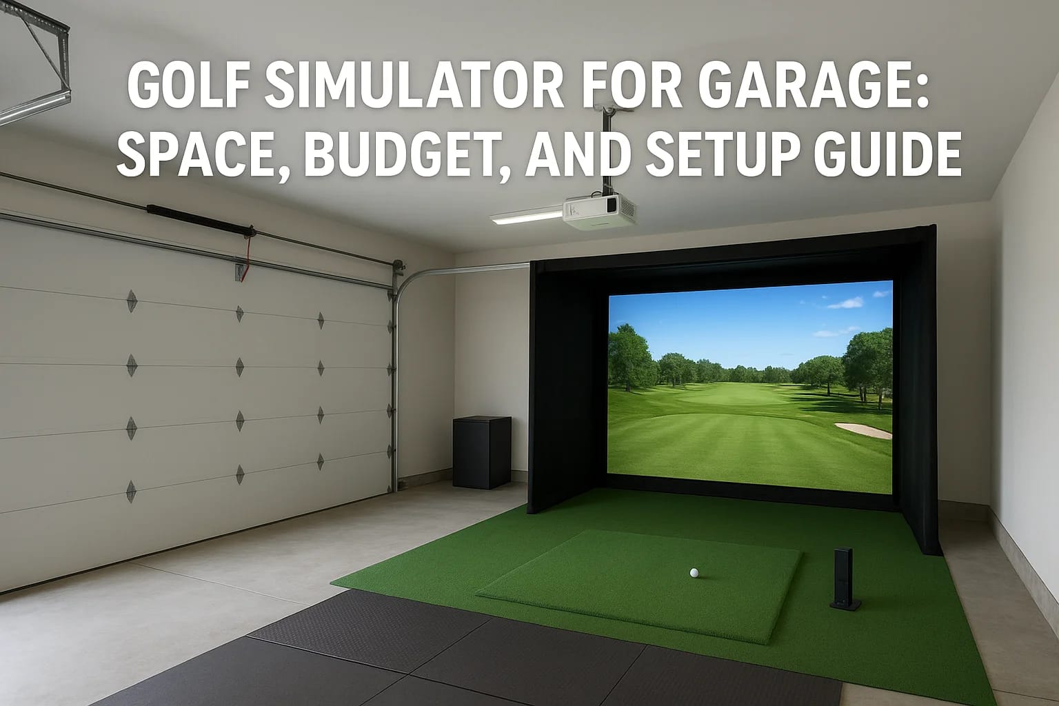 Golf Simulator For Garage: Space, Budget, And Setup Guide