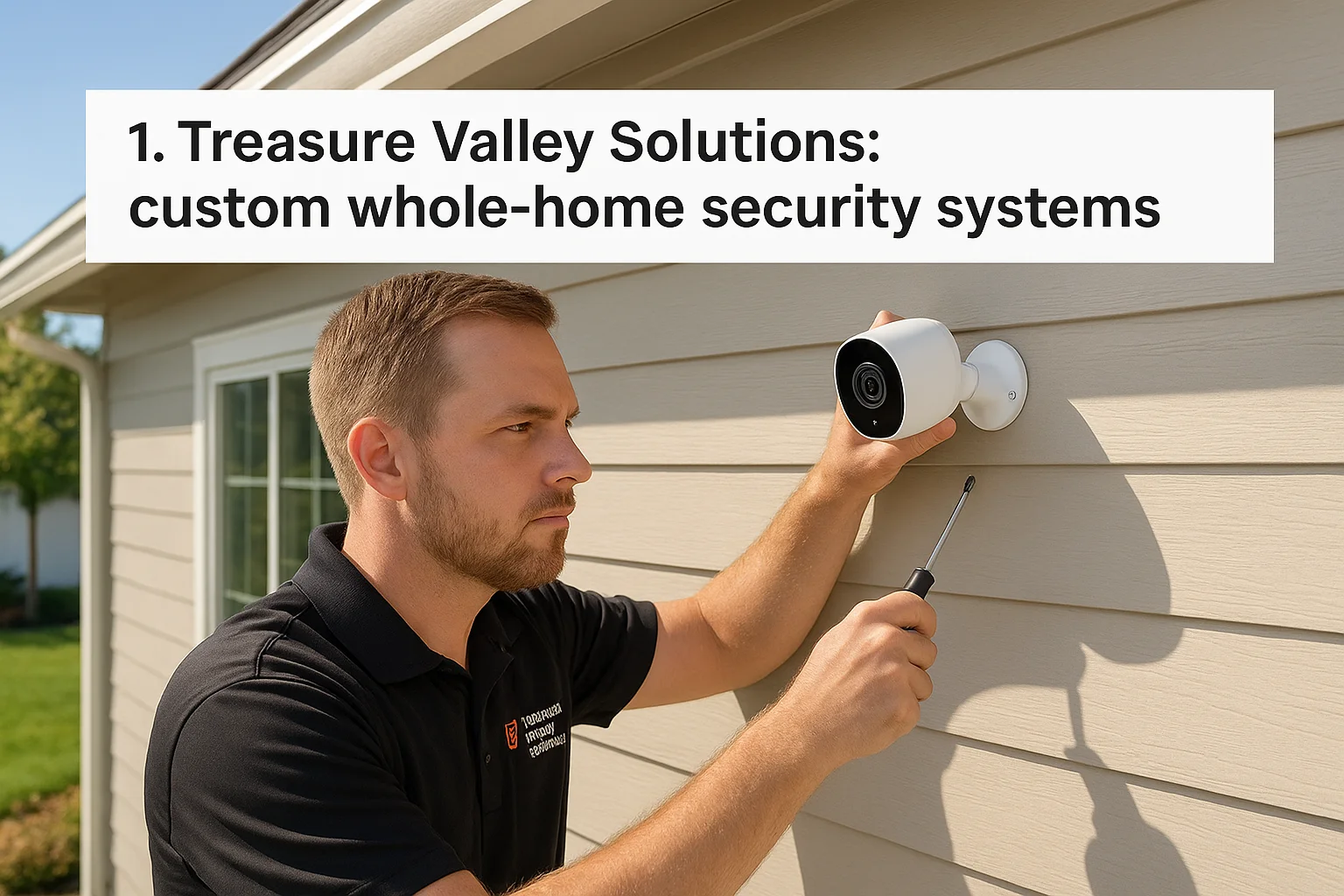 1. Treasure Valley Solutions: custom whole-home security systems