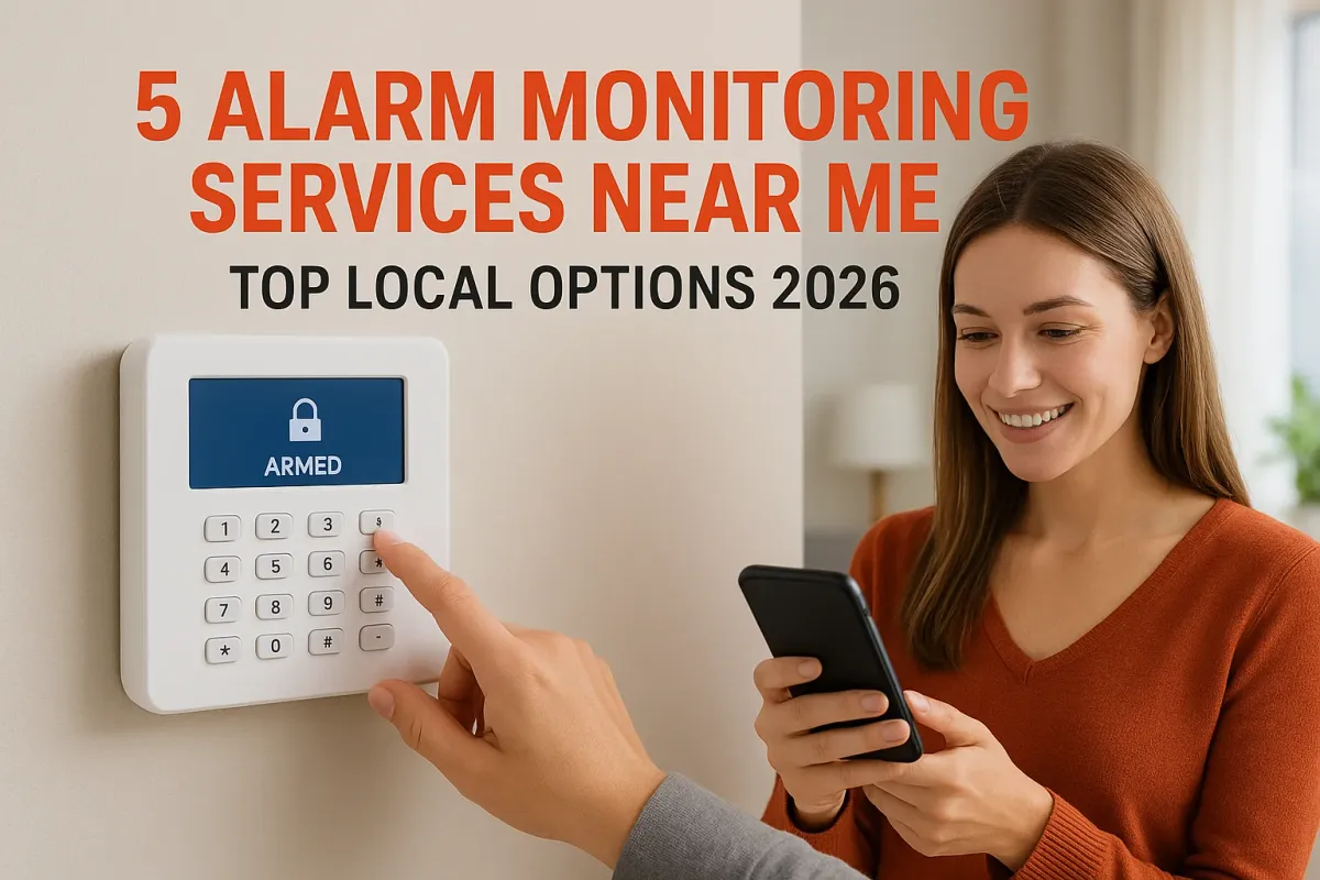 5 Alarm Monitoring Services Near Me: Top Local Options 2026