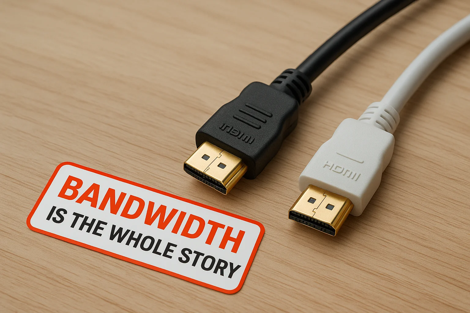Bandwidth is the whole story
