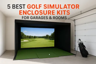 5 Best Golf Simulator Enclosure Kits for Garages & Rooms