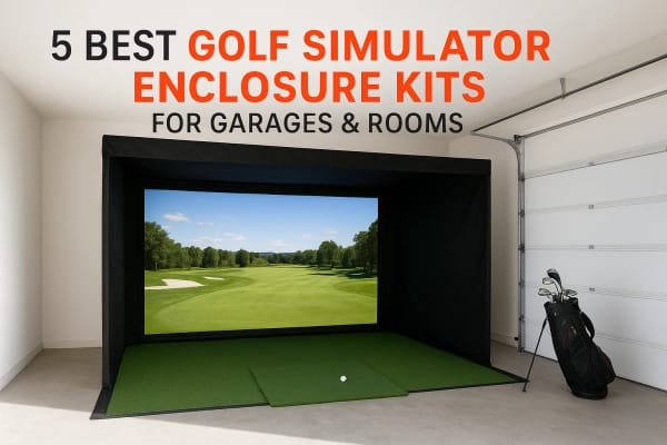 5 Best Golf Simulator Enclosure Kits for Garages & Rooms