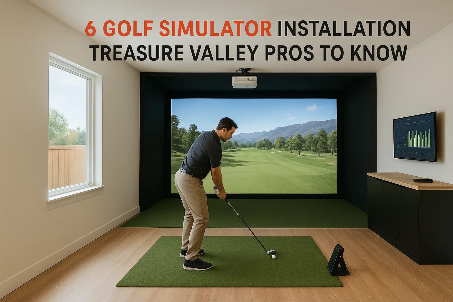 6 Golf Simulator Installation Treasure Valley Pros To Know
